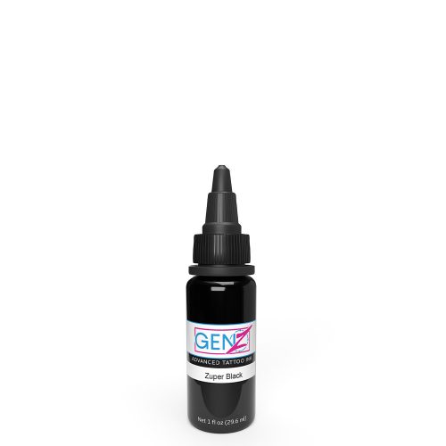 Intenze GEN-Z - Zuperblack (30ml) EU REACH tetováló festék