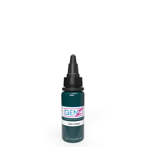 Intenze GEN-Z - Dark Green (30ml) EU REACH tetováló festék