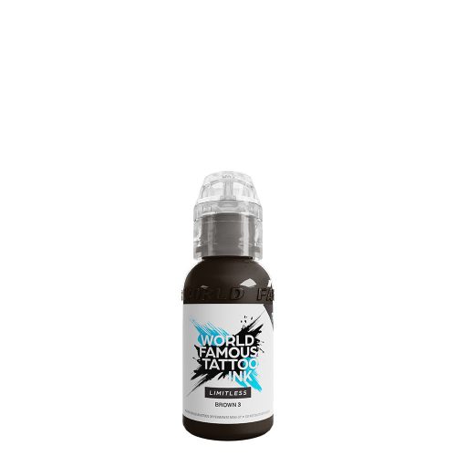 World Famous Tattoo Ink Brown 3 (30ml) EU REACH tetováló festék