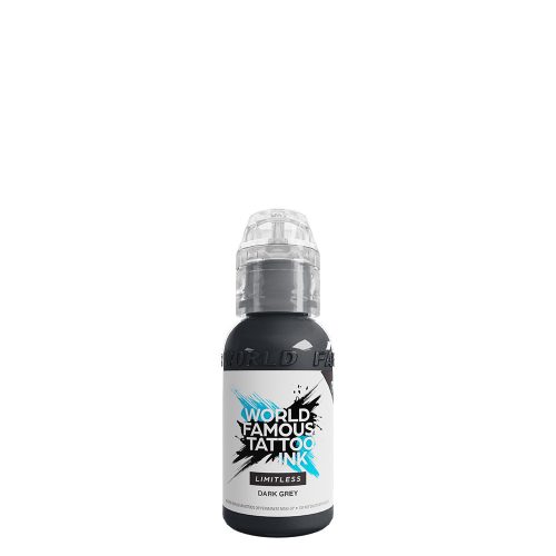 World Famous Tattoo Ink Dark Grey 1 (30ml) EU REACH tetováló festék