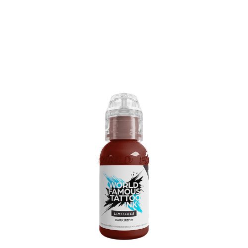 World Famous Tattoo Ink Dark Red 2 (30ml) EU REACH tetováló festék