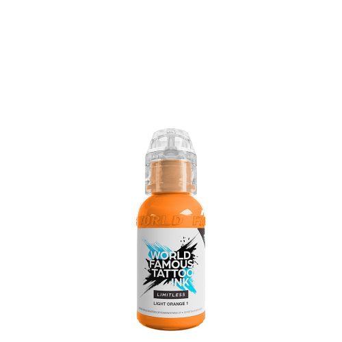 World Famous Tattoo Ink Light Orange 1 (30ml) EU REACH tetováló festék