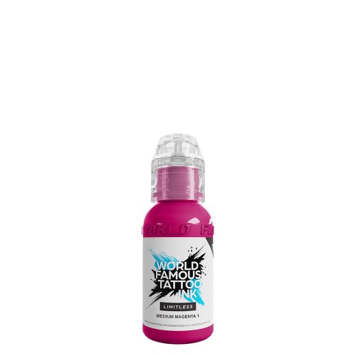 World Famous Tattoo Ink Medium Magenta 1 (30ml) EU REACH tetováló festék