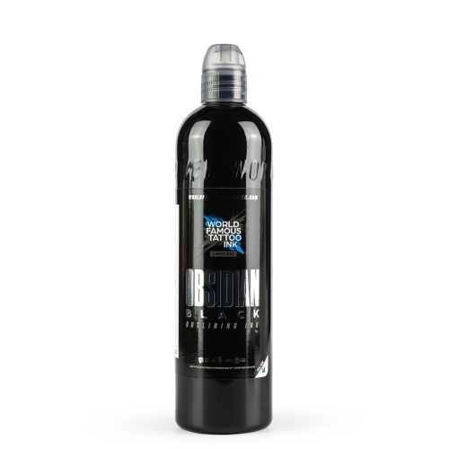 World Famous Tattoo Ink Black Outlining (240ml) EU REACH tetováló festék