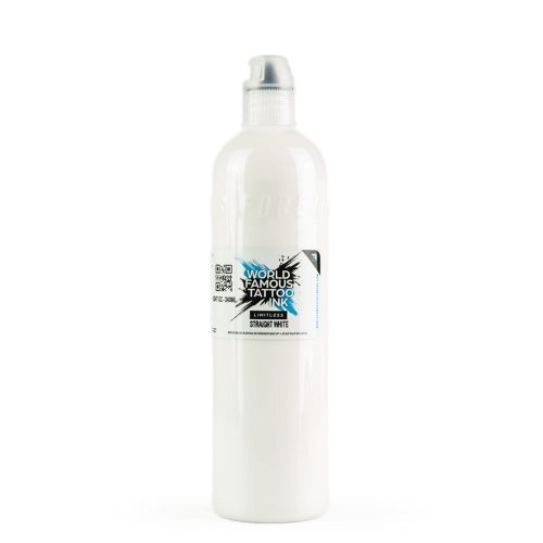 World Famous Tattoo Ink Straight White (240ml) EU REACH tetováló festék