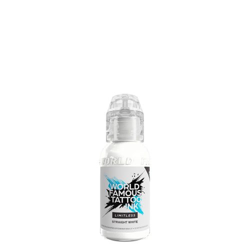 World Famous Tattoo Ink Straight White (30ml) EU REACH tetováló festék