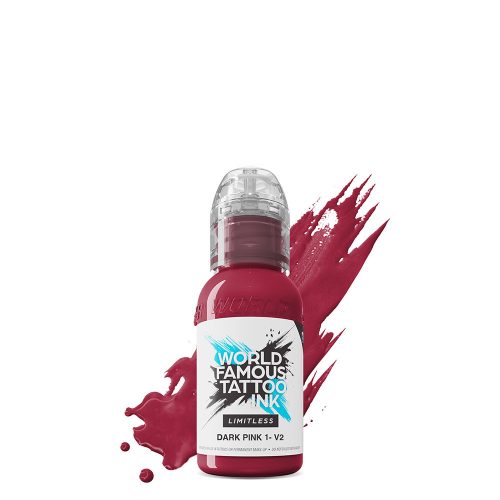 World Famous Tattoo Ink Pink 1 v2 (30ml) EU REACH tetováló festék