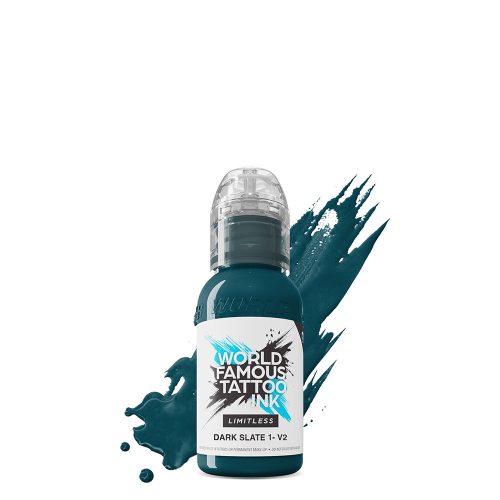 World Famous Tattoo Ink Dark Slate 1 v2 (30ml) EU REACH tetováló festék