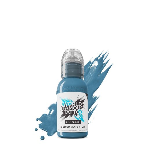 World Famous Tattoo Ink Medium Slate 1 v2 (30ml) EU REACH tetováló festék