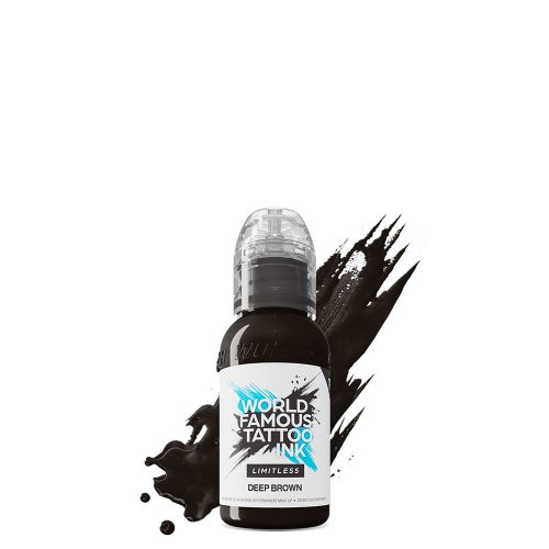 World Famous Tattoo Ink Deep Brown (30ml) EU REACH tetováló festék